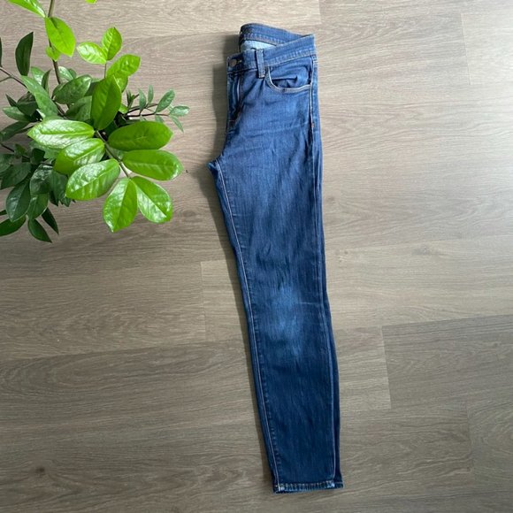 J BRAND Blue “Capri” Mid-Rise Skinny Jeans in “Starless” - Picture 10 of 11